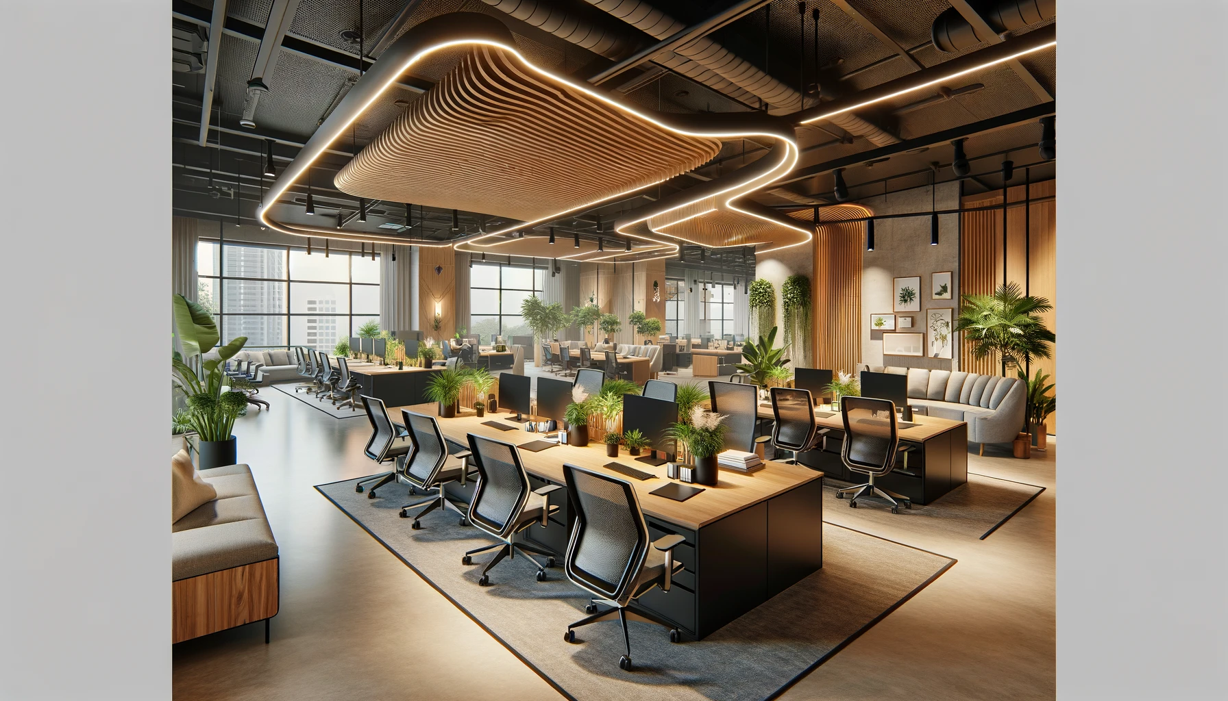 Modern and stylish office interior design in Delhi